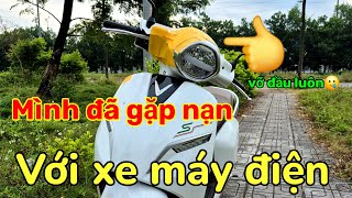 Tai nạn xe máy điện Vinfast Klara S2 - Mới chuyển từ xe xăng sang xe điện không an toàn!
