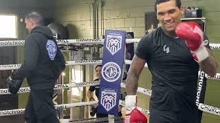 CONOR BENN SHOWS OFF POWER AND SKILLS DURING TRAINING IN UNITED STATES