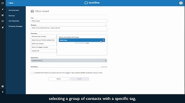 Textline Tutorial: Using Announcements