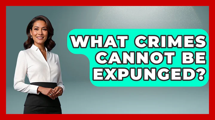 What Crimes Cannot Be Expunged? - Jail & Prison Insider