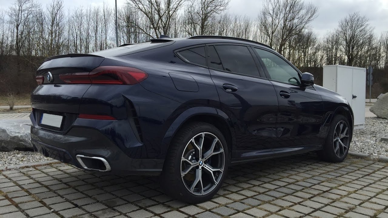 Bmw X6 M50i G06 In Tansanitblau Ii Metallic Youtube