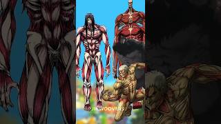 Eren Founding Titan Vs All Titans 🔥 Who Is Strongest?