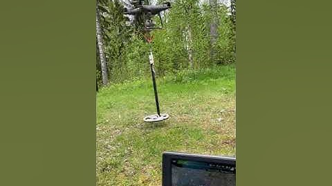 Metal detecting, drone assisted