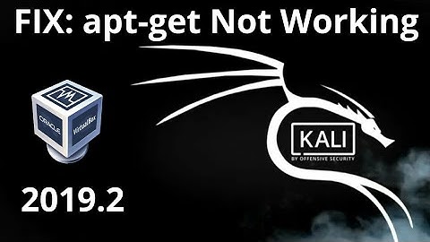 FIX: apt-get not working in Kali Linux 2020.3