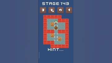 sokoban push puzzle level 143 #push box #sokoban