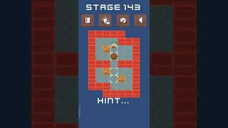 sokoban push puzzle level 143 #push box #sokoban
