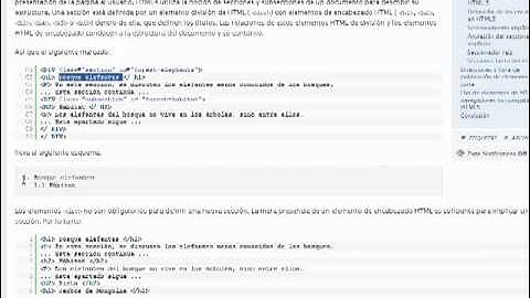 Curso de HTML5 | HTML5 definición esquema