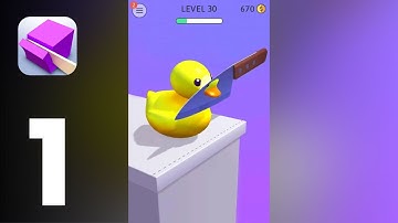 ASMR Slicing ALL LEVELS! NEW GAME ASMR Slicing WORLD RECORD!