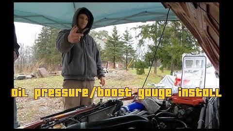 GAUGES | Part 2 - Installing our boost gauge/oil pressure gauge - getting closer