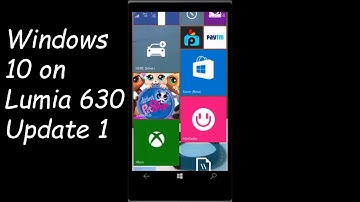 Windows 10 On Lumia 630