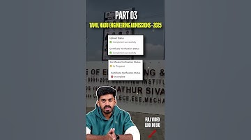 TNEA 2025 Upload Status & Certificate Verification: Critical Updates You Must Know!