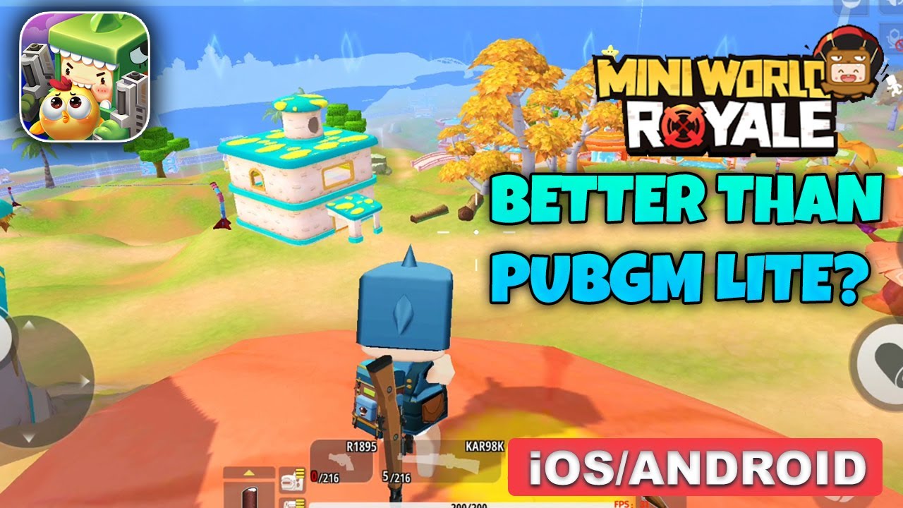 Battle Royale Ala Minecraft Tapi HD - Mini World Royale Gameplay