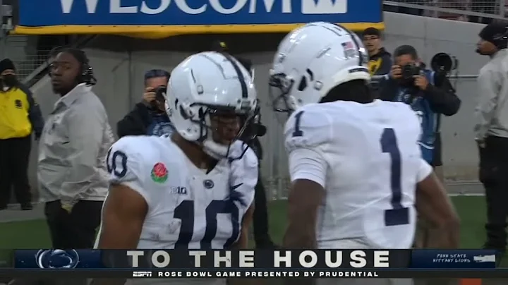 Penn State RB Nick Singleton 87 YARD TD vs Utah | ...