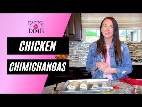 Baked Chicken Chimichangas {+VIDEO}