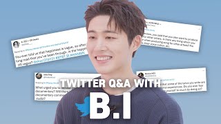 B.I Kim Han-bin answers your Twitter questions 💙