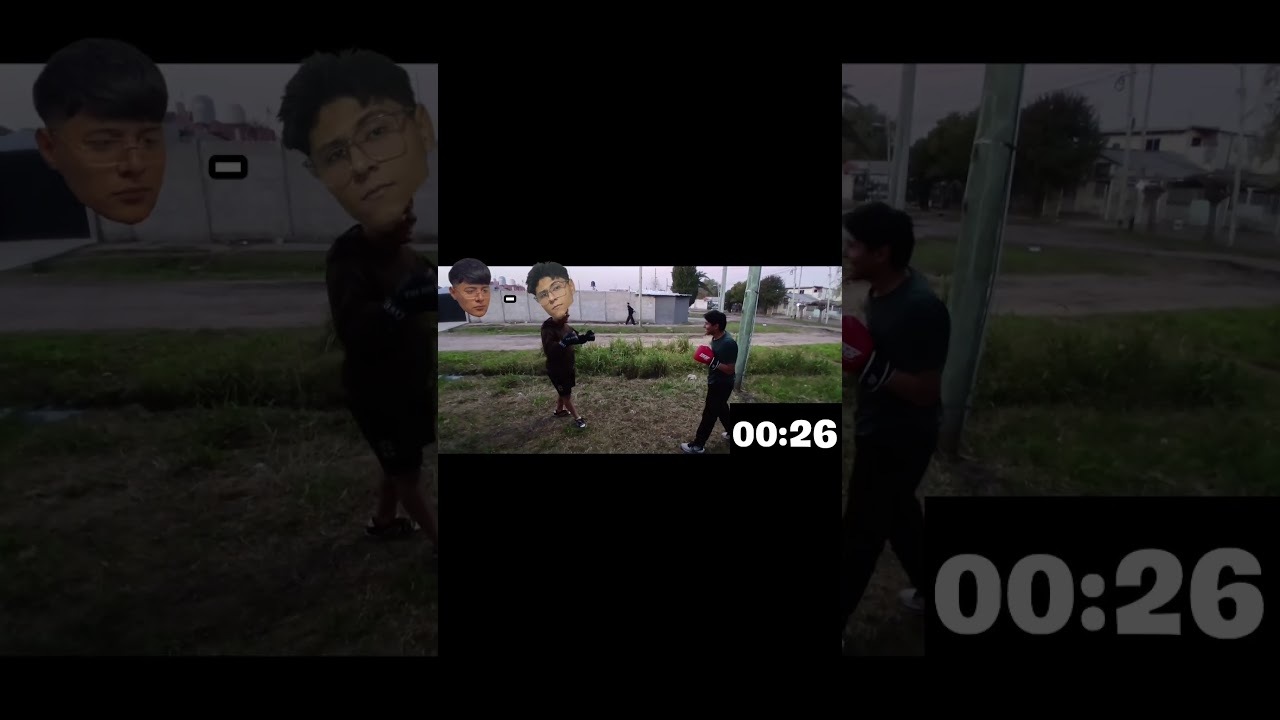 El mejor golpe de mi amigo...🥊😅 