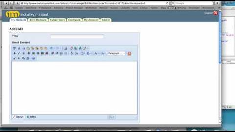 Using RSS feeds in your email newsletter