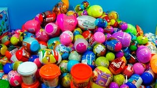 458 Surprise Eggs!!!Mega Collection Disney Cars Marvel Spider Man Hello Kitty Spongebob Mymilliontv