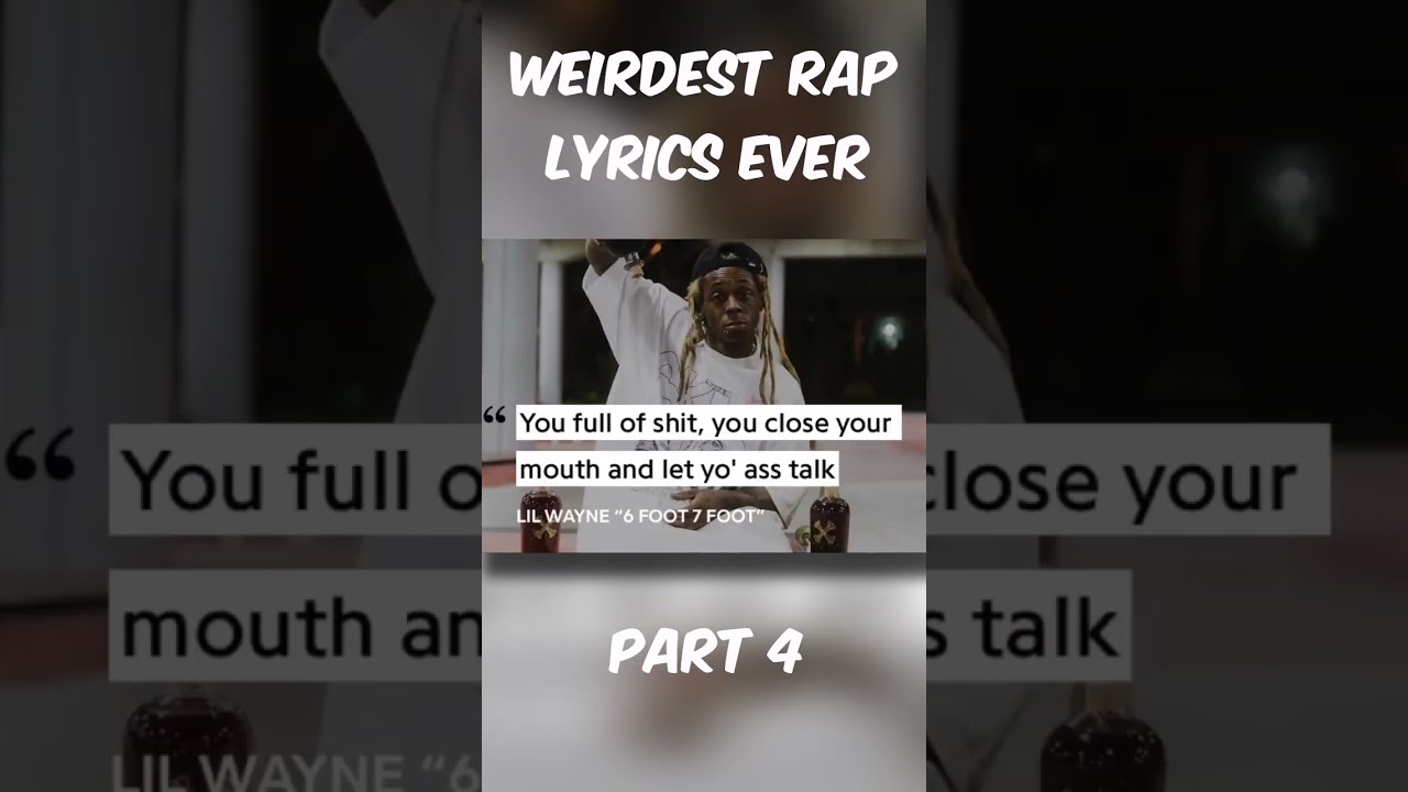 WEIRDEST Rap Lyrics EVER PART 4 shorts Credit WEIRDEST Rap Lyrics EVER PART 4 shorts Credit