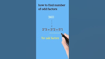 odd factors of a number | Number system concept #shorts #ssccgl2023