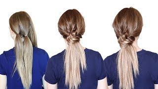 POV: You found the perfect PROM ponytail #hairstyles #braids #updo #hairtutorial