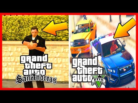 Видео: КАК ВЫГЛЯДЯТ ПОЛИЦЕЙСКИЕ ПОГОНИ В РАЗНЫХ ЧАСТЯХ GTA |  ГТА 3, VICE-CITY, SAN ANDREAS, ГТА 4, GTA 5