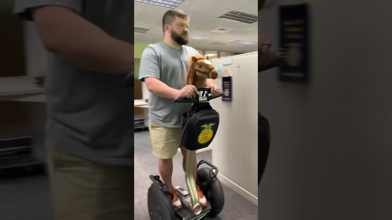The infamous FFA Segway!😇🐴