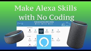 Make ALEXA SKILLS with NO Coding Knowledge!