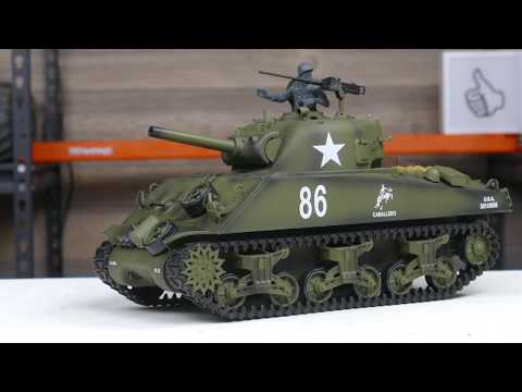 Heng Long M4A3 Sherman Airsoft RC Tank Unboxing