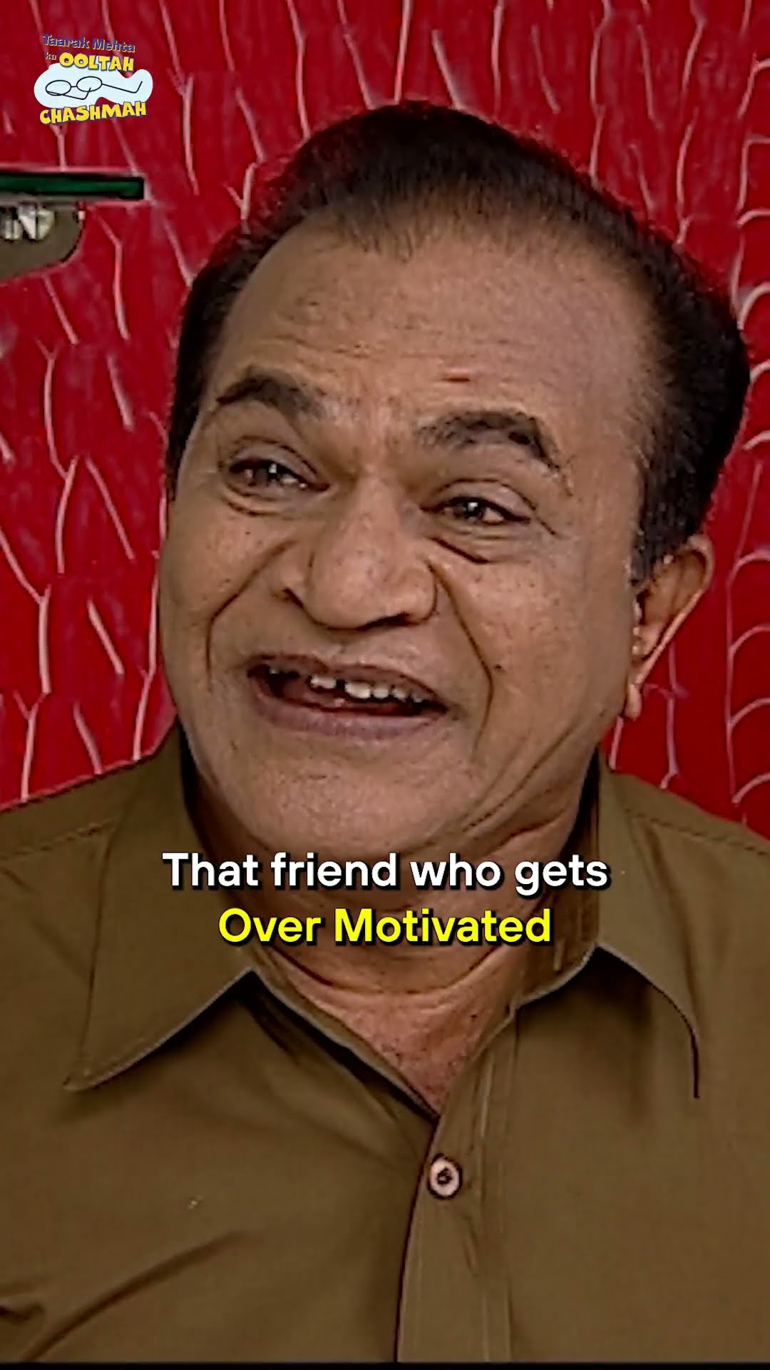 That friend who gets Over Motivated!#tmkoc #comedy #relatable #shorts #comedyvideo #funny