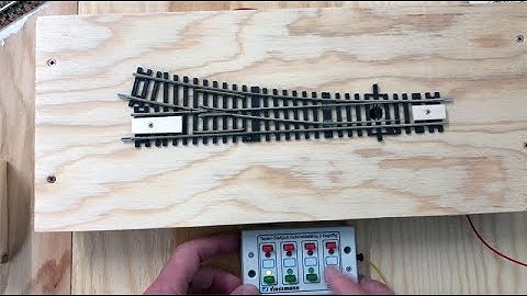 Lejonthal Teil 21 Unterflur Weichenantriebe