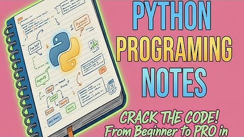 Python Handbook 2025 – From Zero to Hero#notes 