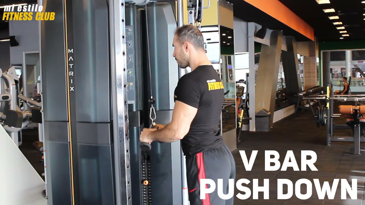 V BAR PUSH DOWN YouTube