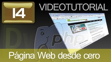 Tutorial: Como hacer página Web con Dreamweaver y PHP. Cap. 14