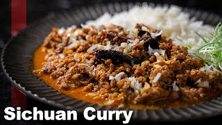 【四川風カレー】胡麻のコク感じる担々麺風キーマカレーの作り方！