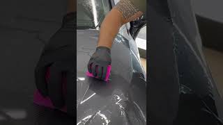 Porsche Cayenne Carbon Hood Wrap Large-Panel Material Control