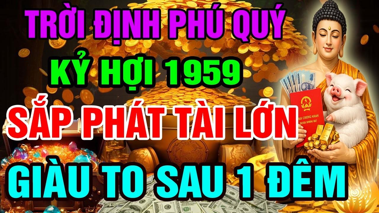 Trời Định Phú Quý, Kỷ Hợi 1959 Có Căn Lành Phước Lớn, Hưởng Lộc Tổ Tiên Nếu Có 10 Dấu Hiệu Này