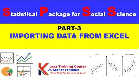 Importing Data From Excel to SPSS IN AMHARIC- Part 3