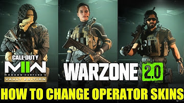 How to Change Operator Skins MW2 Vault Edition Operators Skin|How to Change Operators Skin Warzone 2