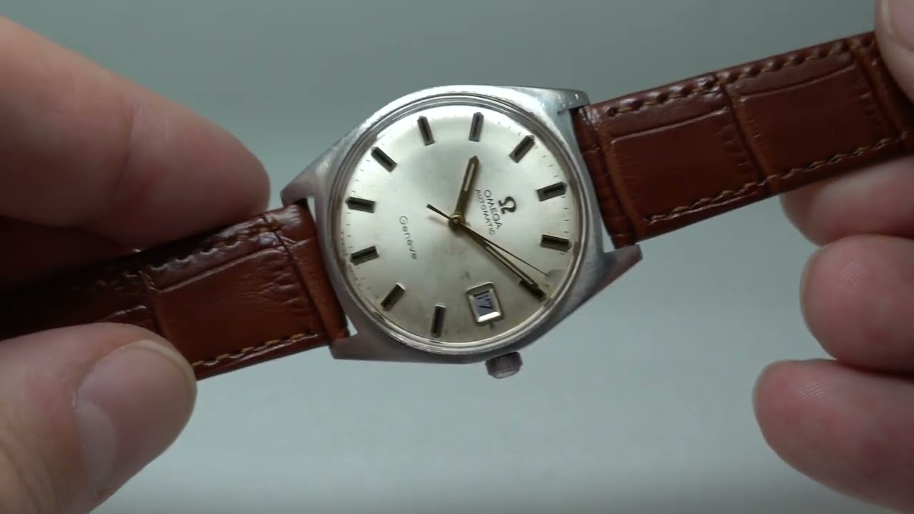1968 Omega Geneve men's vintage watch with calibre 565 automatic