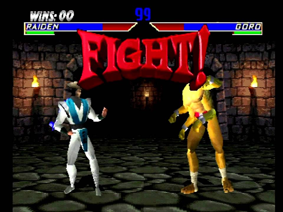 Mortal Kombat 4 (PlayStation) Arcade as Raiden - YouTube
