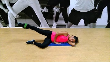 ABDUÇÃO DE QUADRIL EM DECÚBITO LATERAL | GLÚTEOS COM CANELEIRAS | EXERCÍCIO PARA MEMBROS INFERIORES