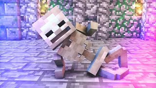 Dance Battle: Zombie Vs Skeleton - Minecraft Animation