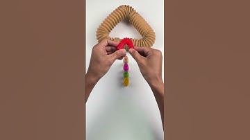 Creating Style ASMR Crunchy POP-TUBE Sound #diy #satisfyingvideos #relaxing #oddasmr #poptubesounds