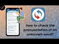 How to check the pronunciation of words on Reverso?