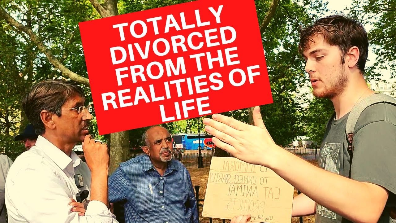 Is It Immoral To Eat Animals! Shabir Yusuf Vs Vegan | Speakers Corner