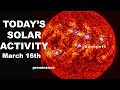 Solar Activity Update (March 16, 2025) | Sunspots, Solar Flares &amp; Aurora Forecast 🌞