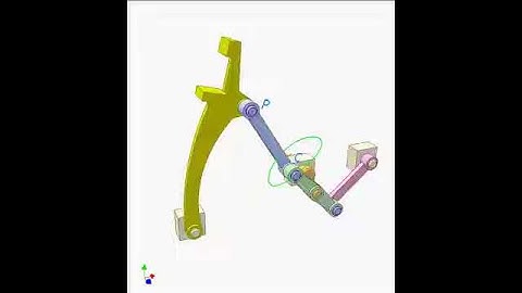 459 Six bar linkage of long output dwell   YouTube