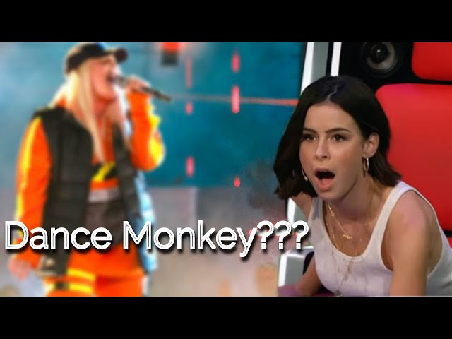 BEST DANCE MONKEY covers in The Voice | Blind Auditions | TONES AND I class=