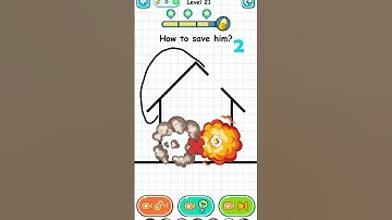 Draw 2 Save Game Level #21 #Shorts